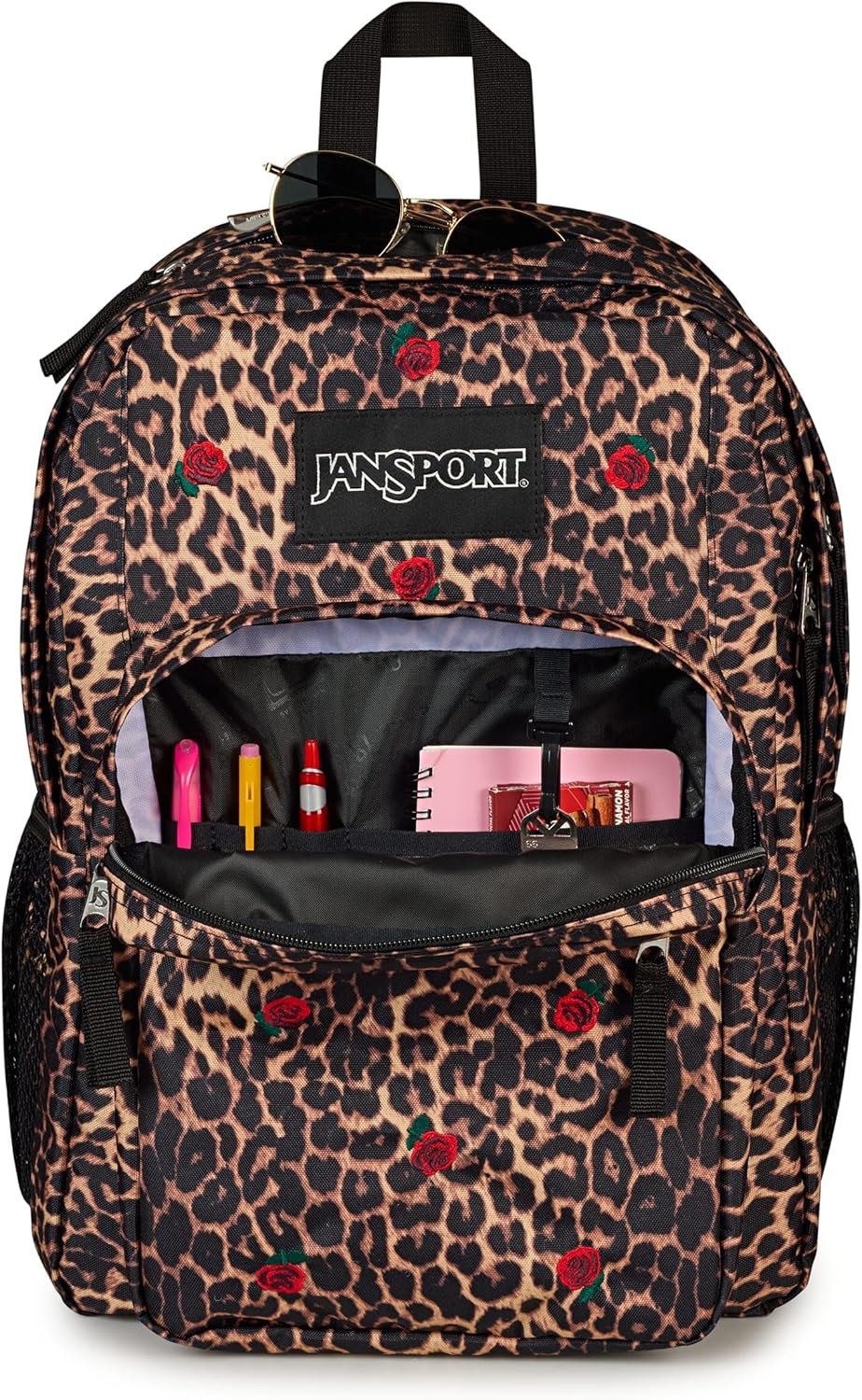 image:imageJanSport Big Plans Fx Embroidered BowsLeopard Rose BrownBlackRedGreen
