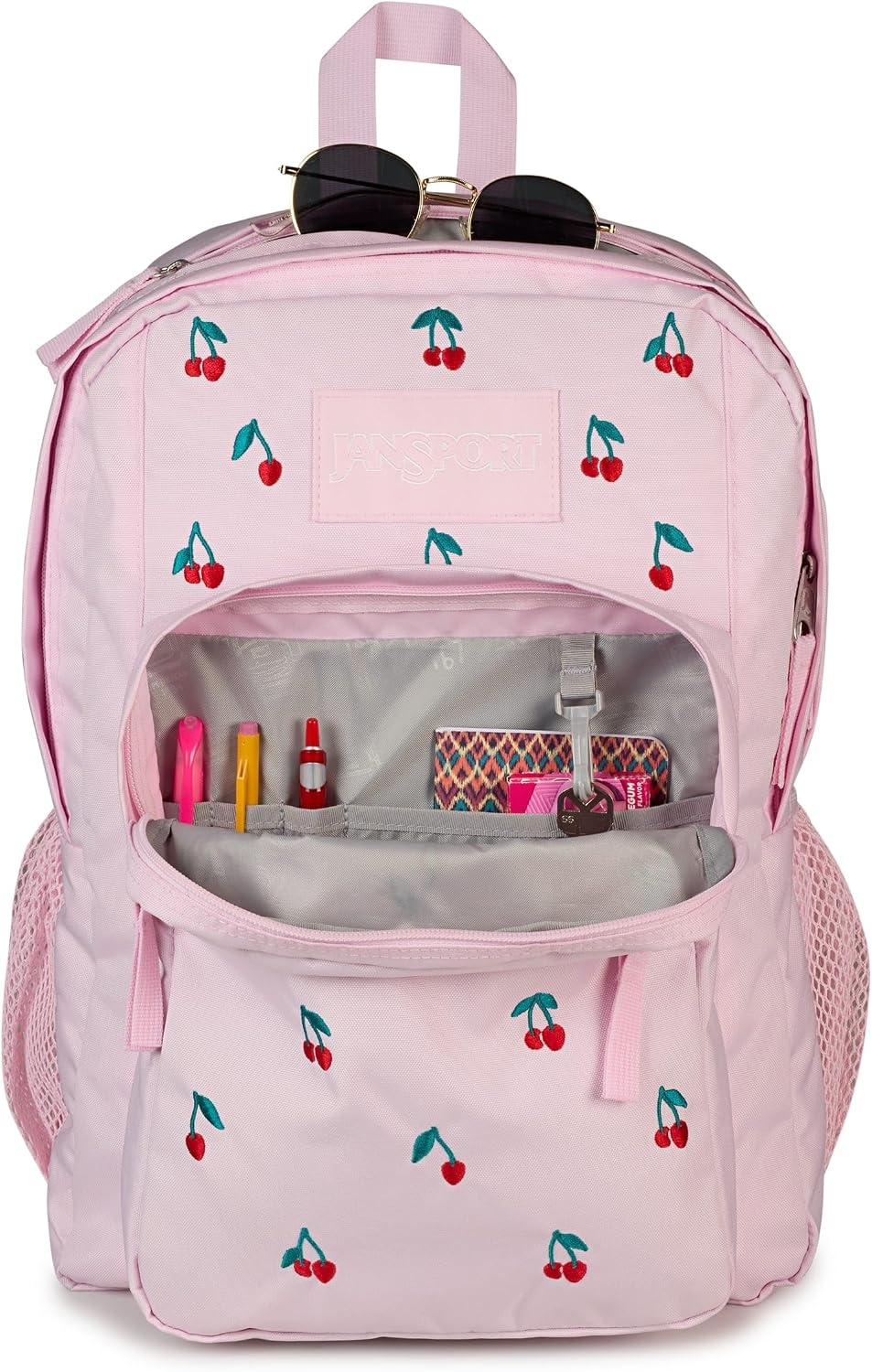 image:imageJanSport Big Plans Fx Embroidered BowsPink Ice Cherry Emb