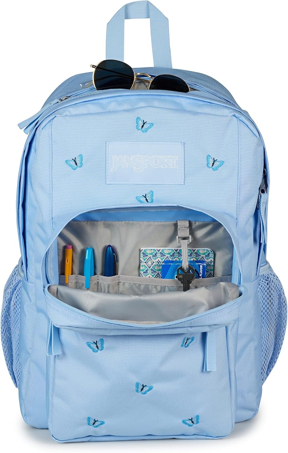 image:imageJanSport Big Plans Fx Embroidered BowsTiny Butterflies HydrangeaMd Bl