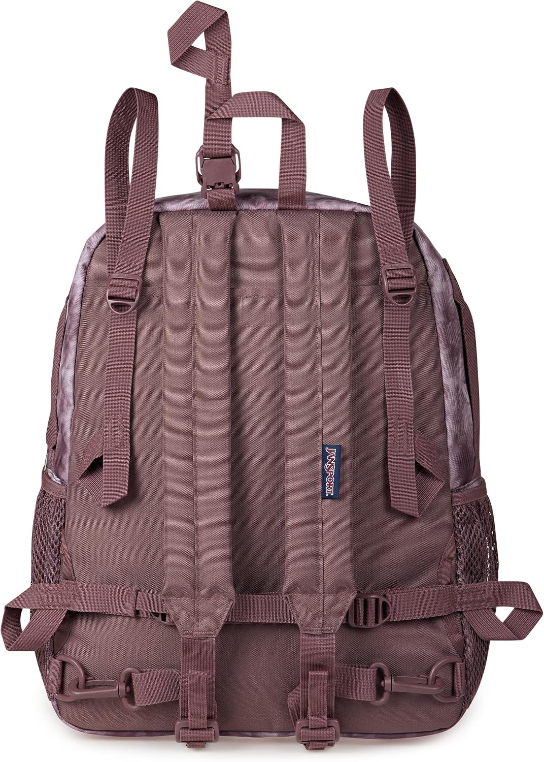 image:imageJanSport Central Adaptive Accessory Bag Wheelchair amp Walker Compatible Versatile Carry Options TuckAway Adjustable Loops SaniStash Pocket for Easy Access Bad BowsIce Dye Mahogany HazeWhite