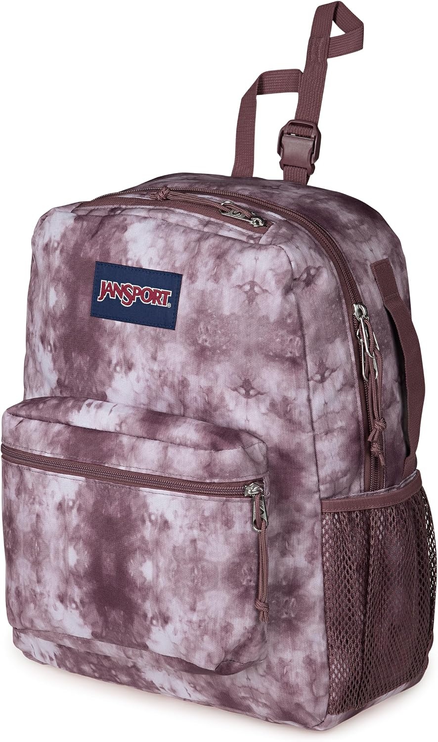 image:imageJanSport Central Adaptive Accessory Bag Wheelchair amp Walker Compatible Versatile Carry Options TuckAway Adjustable Loops SaniStash Pocket for Easy Access Bad BowsIce Dye Mahogany HazeWhite