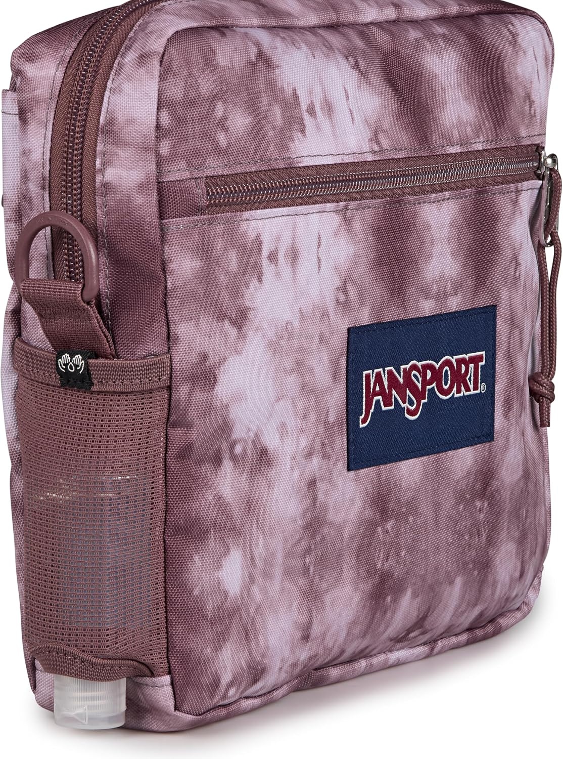 image:imageJanSport Central Adaptive Accessory Bag Wheelchair amp Walker Compatible Versatile Carry Options TuckAway Adjustable Loops SaniStash Pocket for Easy Access BlackIce Dye Mahogany HazeWhite