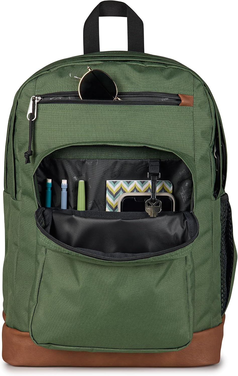image:imageJanSport Cool Backpack with 15inch Laptop Sleeve Large Computer Bag Rucksack with 2 Compartments Ergonomic Straps Faded SageCargo Green