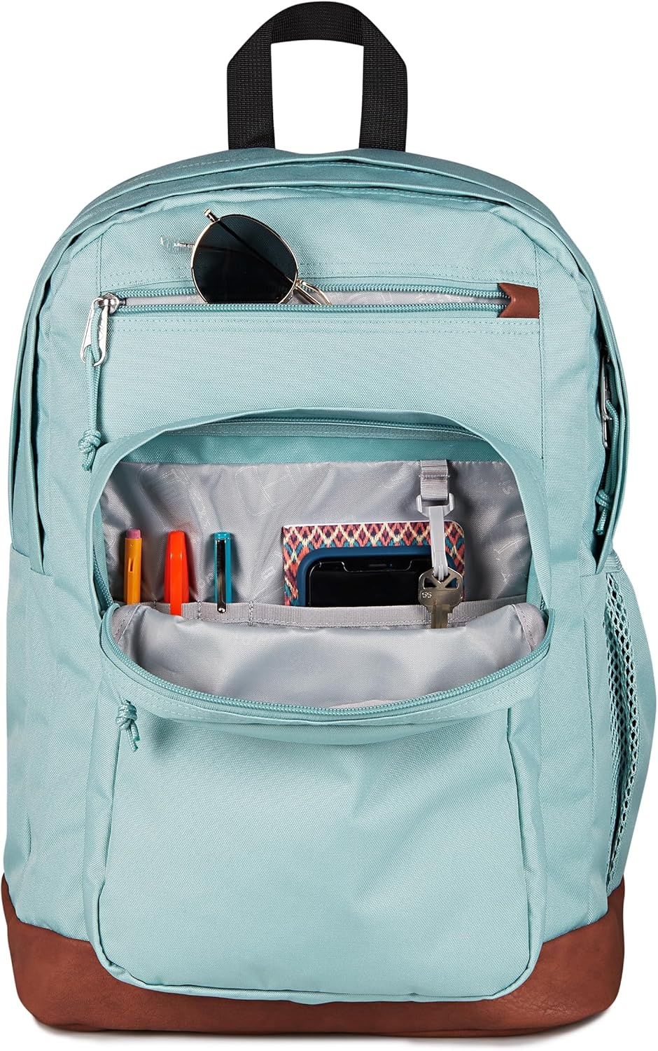 image:imageJanSport Cool Backpack with 15inch Laptop Sleeve Large Computer Bag Rucksack with 2 Compartments Ergonomic Straps Faded SageFaded Sage