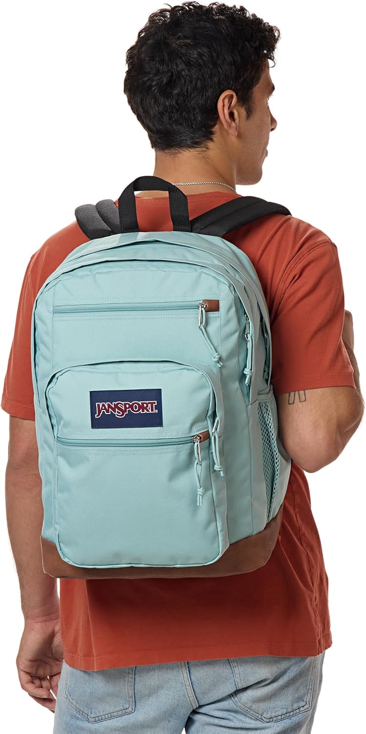 image:imageJanSport Cool Backpack with 15inch Laptop Sleeve Large Computer Bag Rucksack with 2 Compartments Ergonomic Straps Faded SageFaded Sage