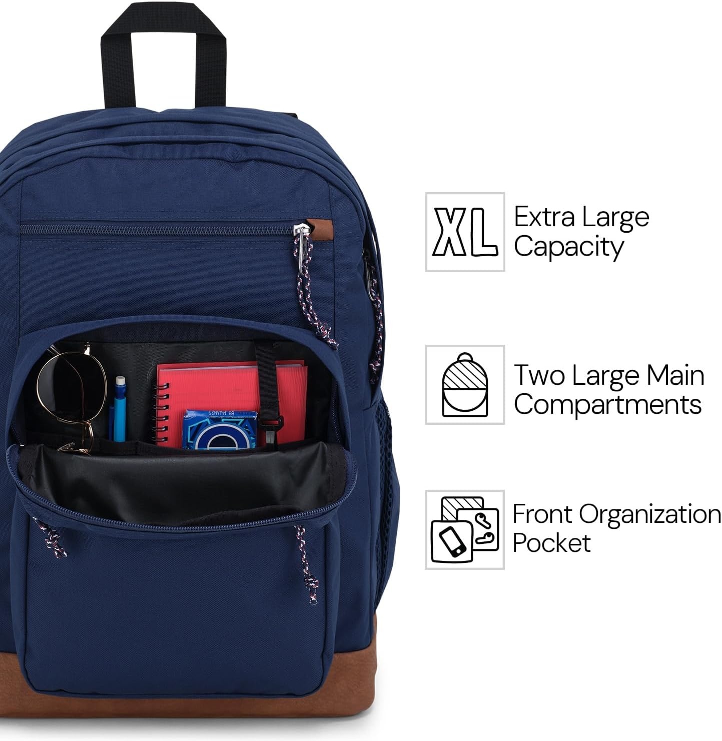 image:imageJanSport Cool Backpack with 15inch Laptop Sleeve Large Computer Bag Rucksack with 2 Compartments Ergonomic Straps Faded SageFaded Sage