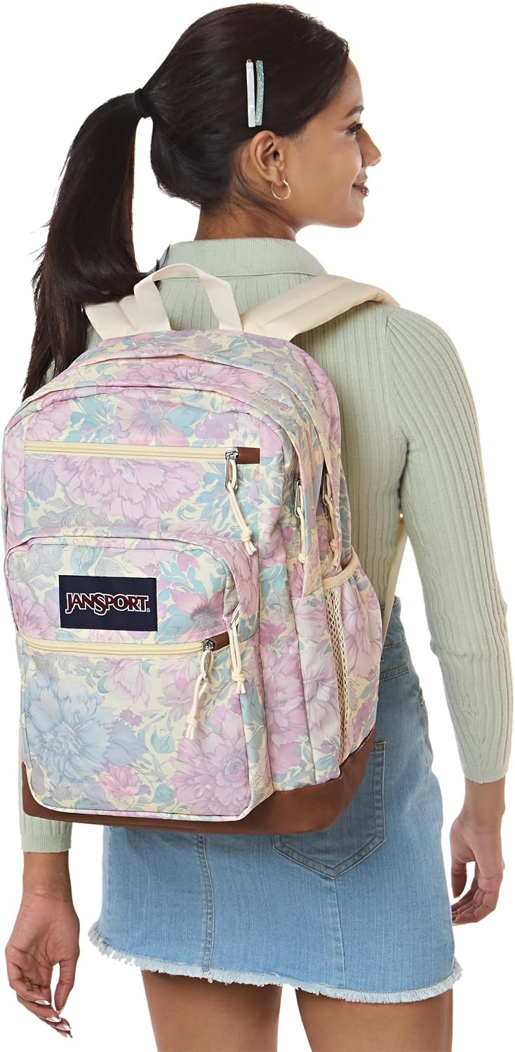 image:imageJanSport Cool Backpack with 15inch Laptop Sleeve Large Computer Bag Rucksack with 2 Compartments Ergonomic Straps Faded SageFaded Tapestry