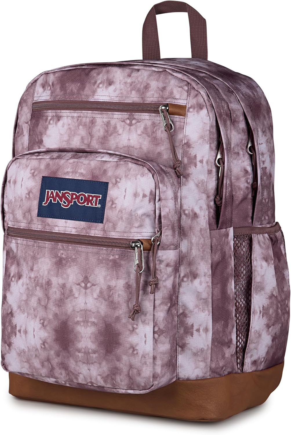 image:imageJanSport Cool Backpack with 15inch Laptop Sleeve Large Computer Bag Rucksack with 2 Compartments Ergonomic Straps Faded SageIce Dye Mahogany HazeWhite