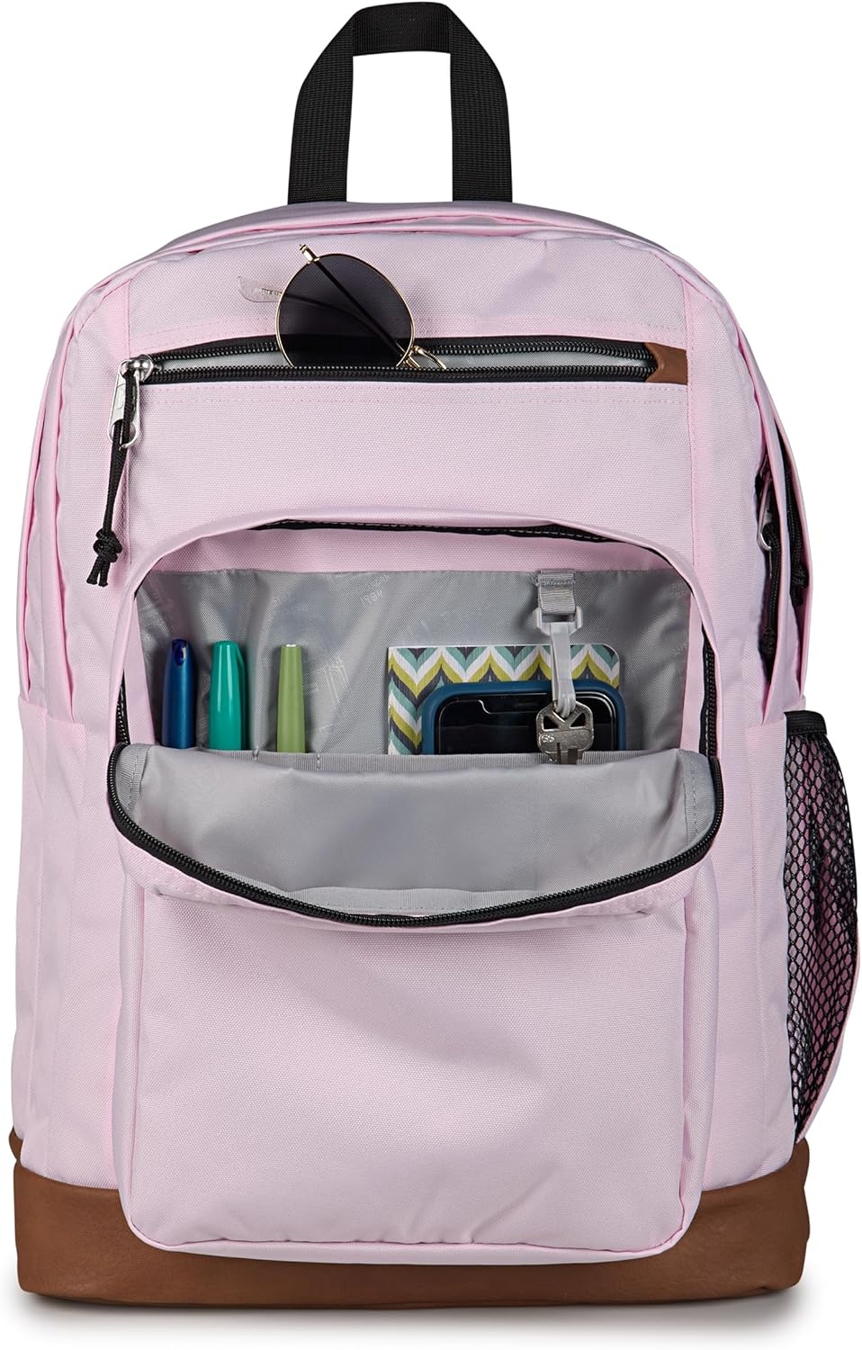 image:imageJanSport Cool Backpack with 15inch Laptop Sleeve Large Computer Bag Rucksack with 2 Compartments Ergonomic Straps Faded SagePink Ice