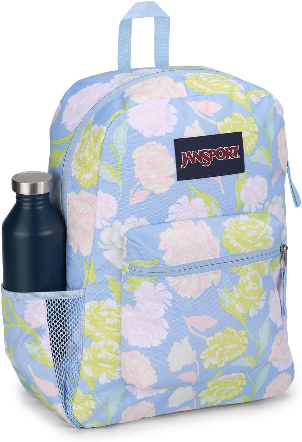image:imageJanSport Cross Town Backpack 17 x 125 x 6 Simple Bag for Everyone with 1 Main Compartment Front Utility Pocket Premium Class Accessories BlackAutumn Tapestry Hydrangea