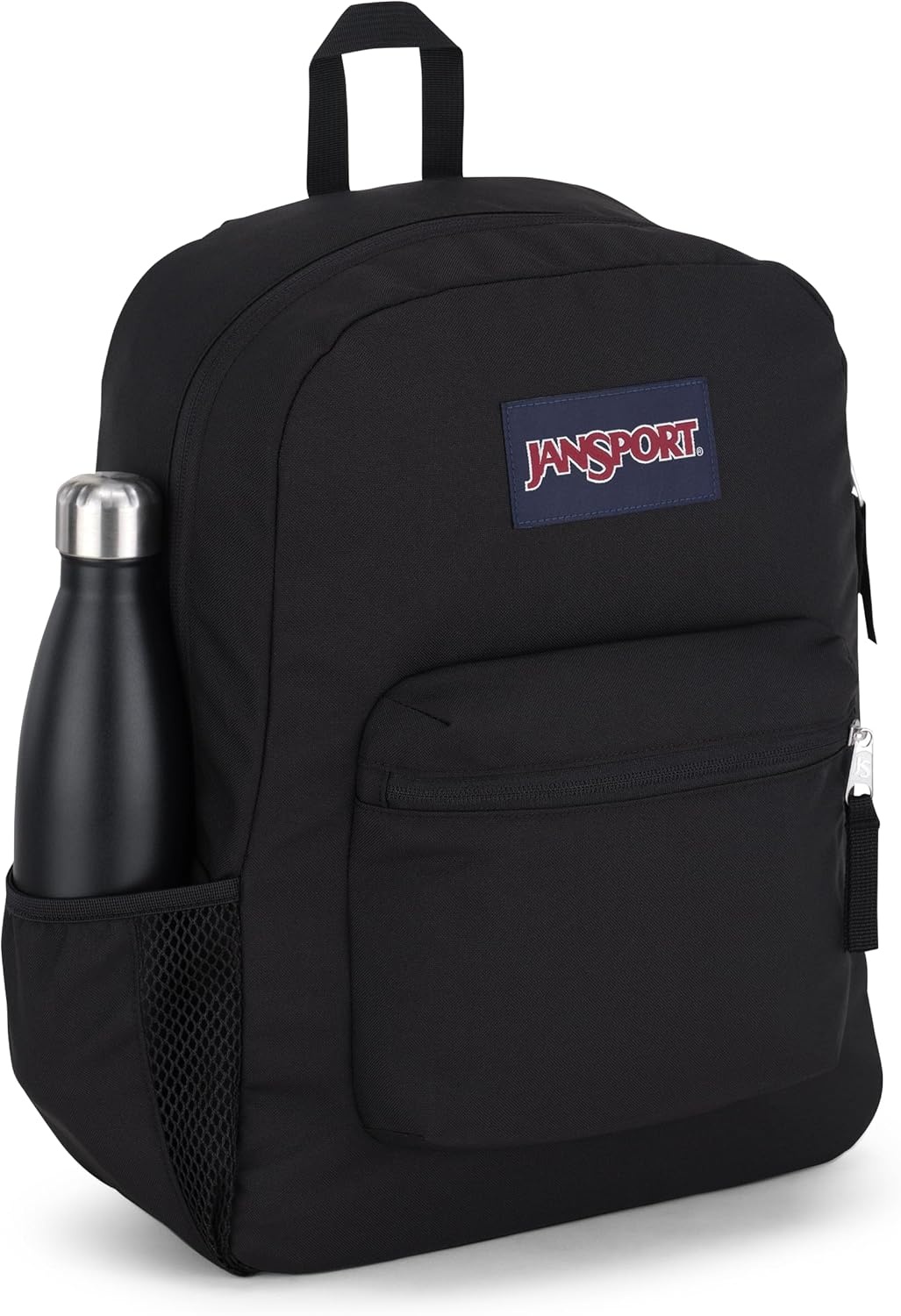 image:imageJanSport Cross Town Backpack 17 x 125 x 6 Simple Bag for Everyone with 1 Main Compartment Front Utility Pocket Premium Class Accessories BlackBlack