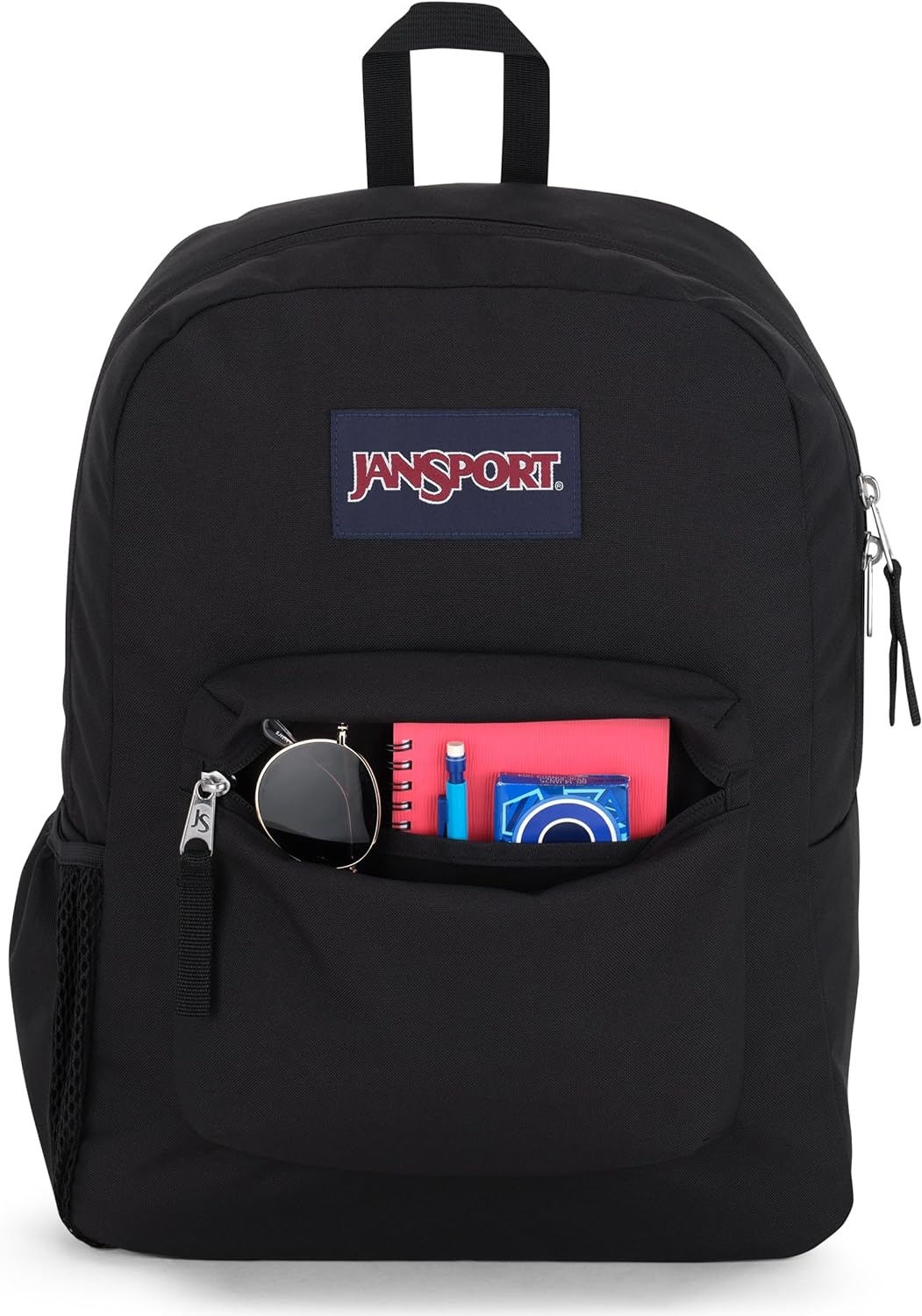 image:imageJanSport Cross Town Backpack 17 x 125 x 6 Simple Bag for Everyone with 1 Main Compartment Front Utility Pocket Premium Class Accessories BlackBlack