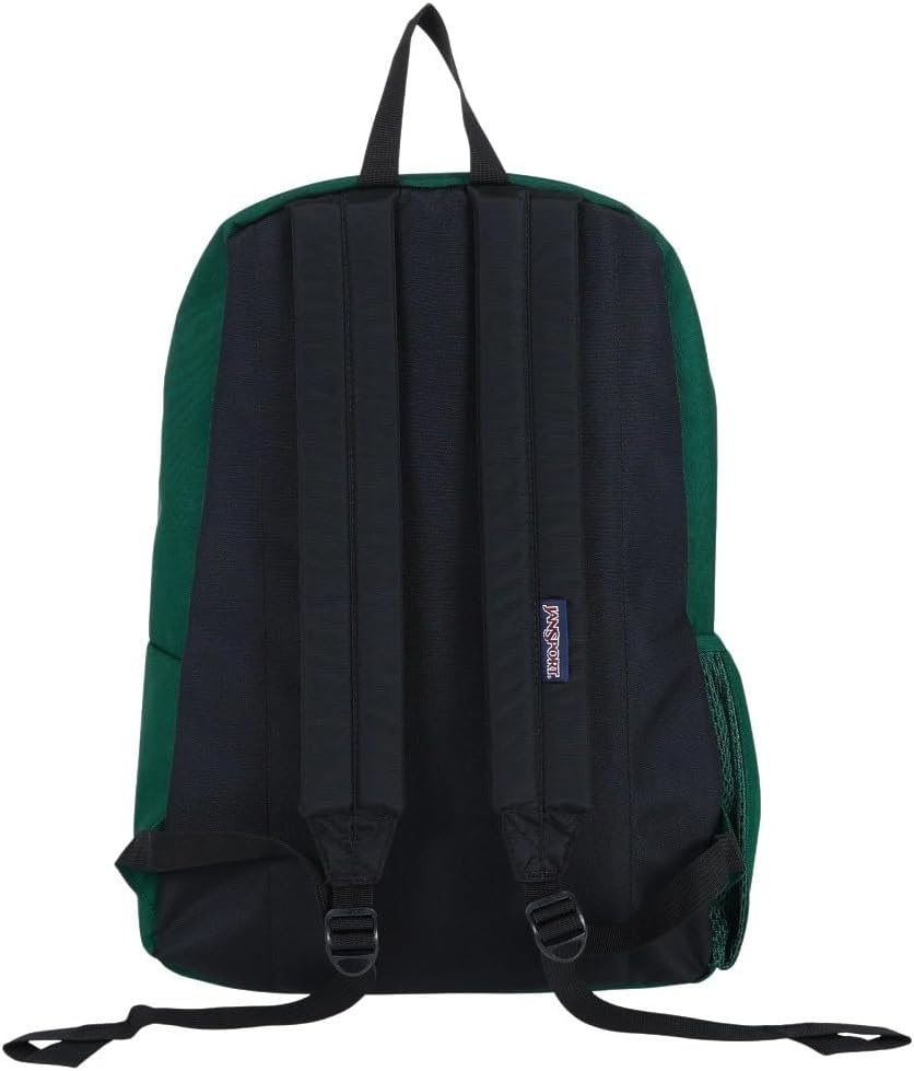 image:imageJanSport Cross Town Backpack 17 x 125 x 6 Simple Bag for Everyone with 1 Main Compartment Front Utility Pocket Premium Class Accessories BlackDeep Juniper