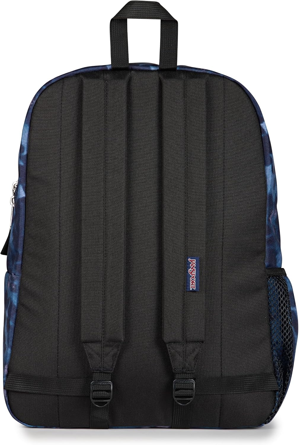 image:imageJanSport Cross Town Backpack 17 x 125 x 6 Simple Bag for Everyone with 1 Main Compartment Front Utility Pocket Premium Class Accessories BlackGhostly Florals NavyPurplePink