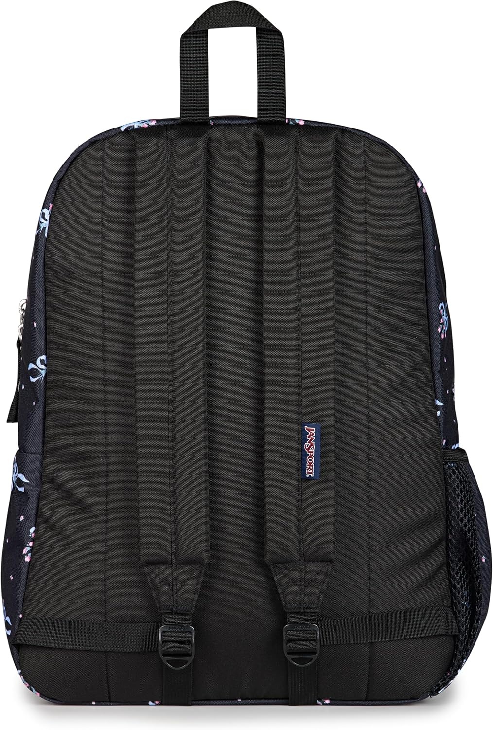 image:imageJanSport Cross Town Backpack 17 x 125 x 6 Simple Bag for Everyone with 1 Main Compartment Front Utility Pocket Premium Class Accessories BlackPastel Petals BlackBluePinkGreen