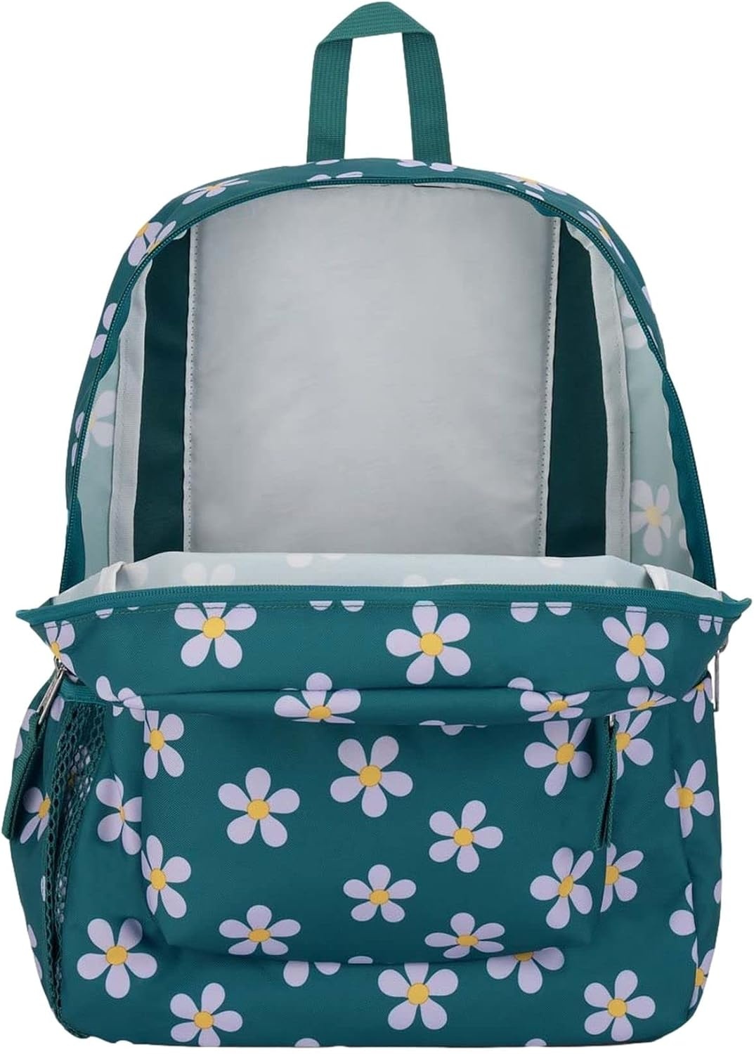 image:imageJanSport Cross Town Backpack 17 x 125 x 6 Simple Bag for Everyone with 1 Main Compartment Front Utility Pocket Premium Class Accessories BlackPrecious Petals