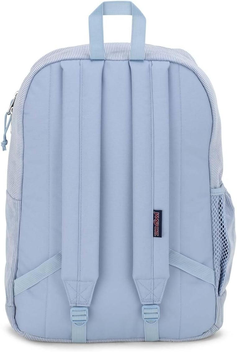 image:imageJanSport Cross Town Plus Remix Backpack Padded Back Panel Laptop Sleeve and Front Pocket Organizer Lavender Ash CorduroyBlue Dusk Corduroy