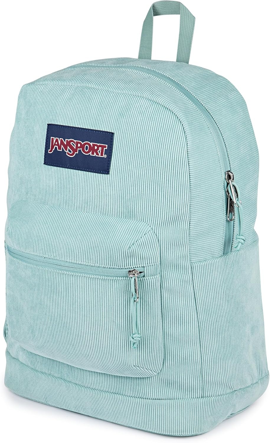 image:imageJanSport Cross Town Plus Remix Backpack Padded Back Panel Laptop Sleeve and Front Pocket Organizer Lavender Ash CorduroyFaded Sage Corduroy