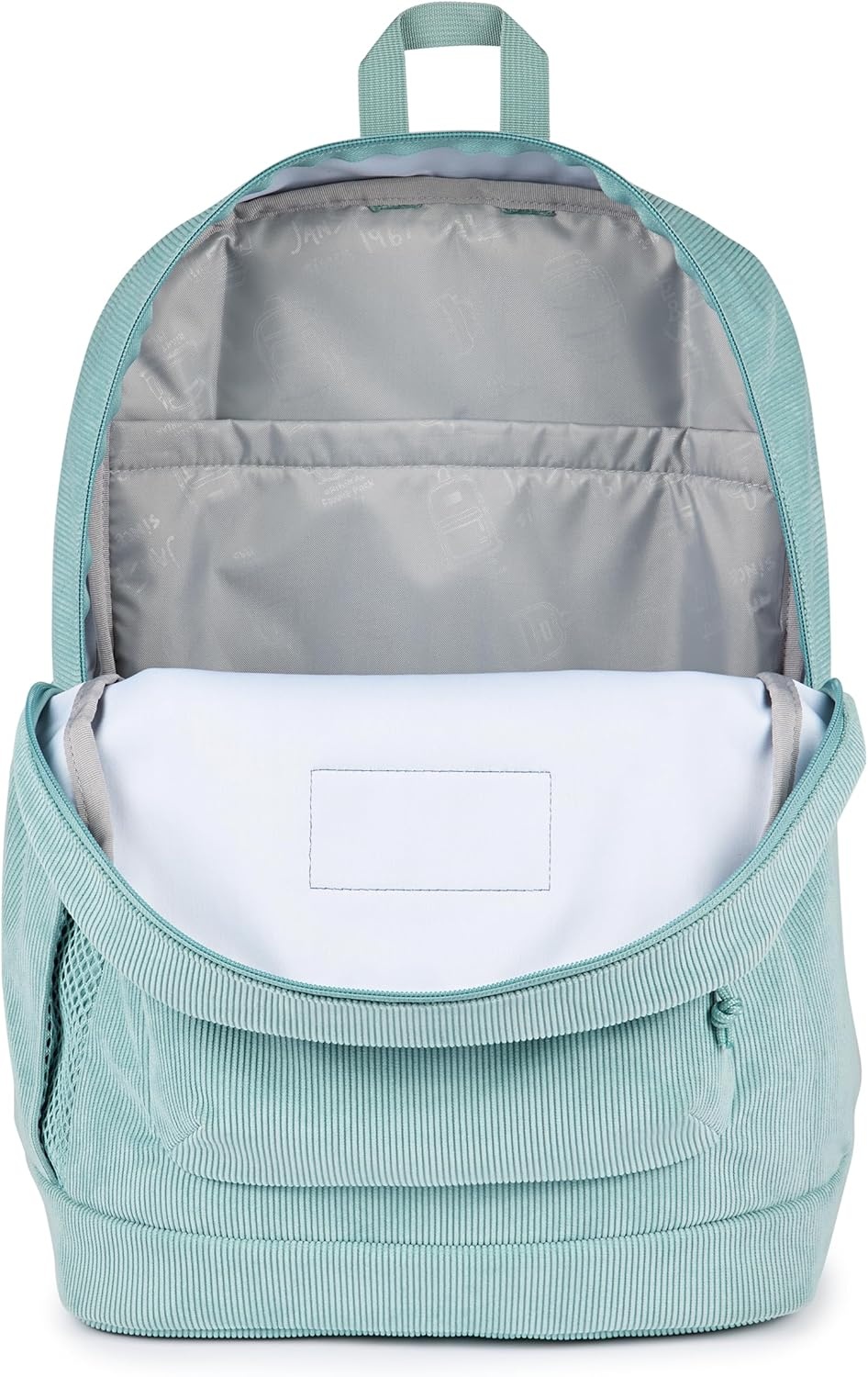 image:imageJanSport Cross Town Plus Remix Backpack Padded Back Panel Laptop Sleeve and Front Pocket Organizer Lavender Ash CorduroyFaded Sage Corduroy