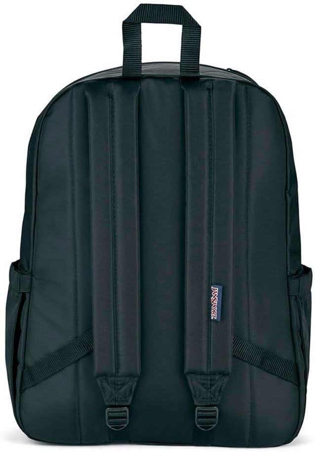 image:imageJanSport Double Break Backpack 15inch Padded Laptop Compartment Dual Water Bottle Pockets Internal Organizer Large Main Compartment BlackBlack