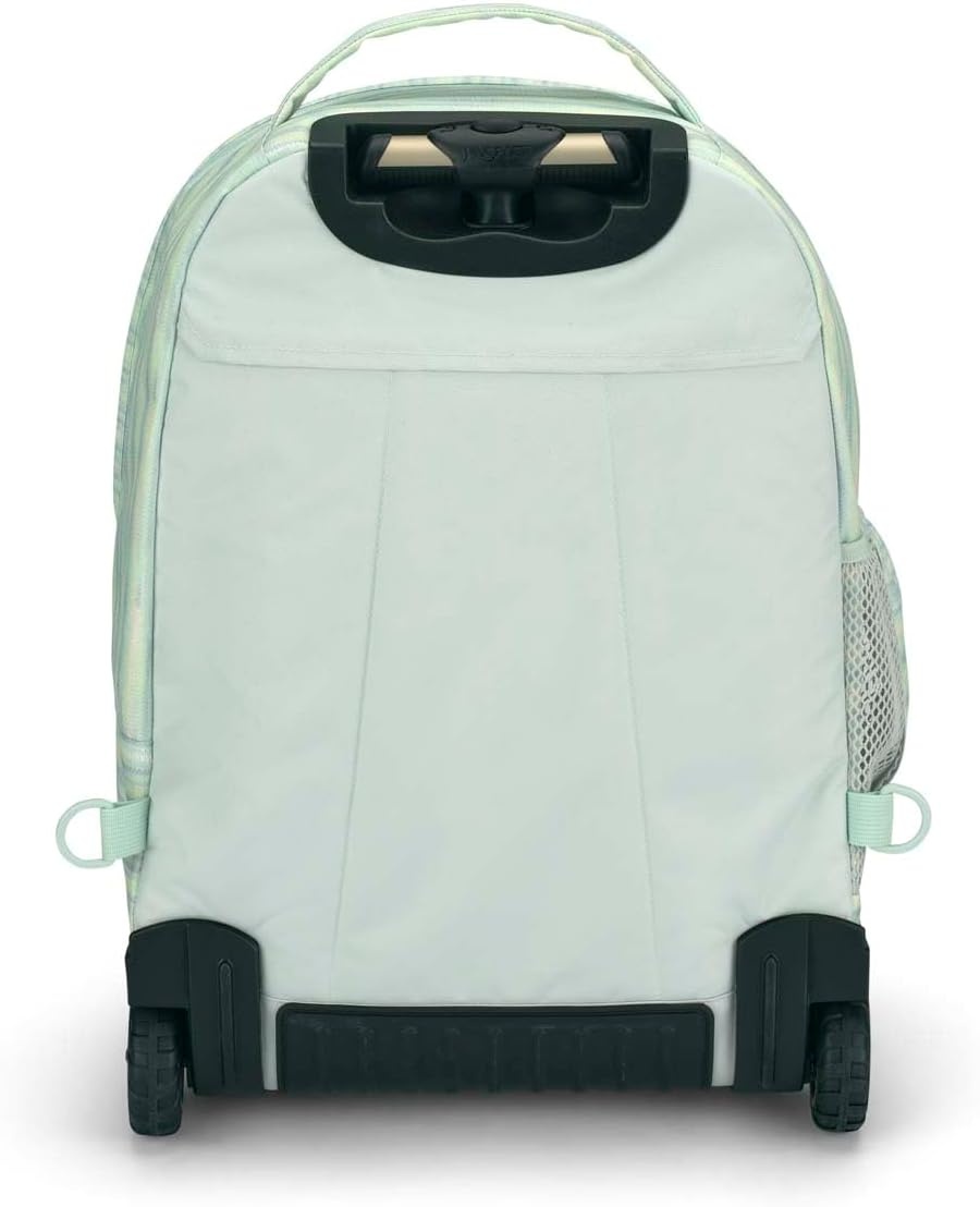 image:imageJanSport Driver 8 Rolling Backpack Wheeled Travel Bag with 15Inch Laptop Sleeve One Size Navy70s Space Dye Fresh Mint