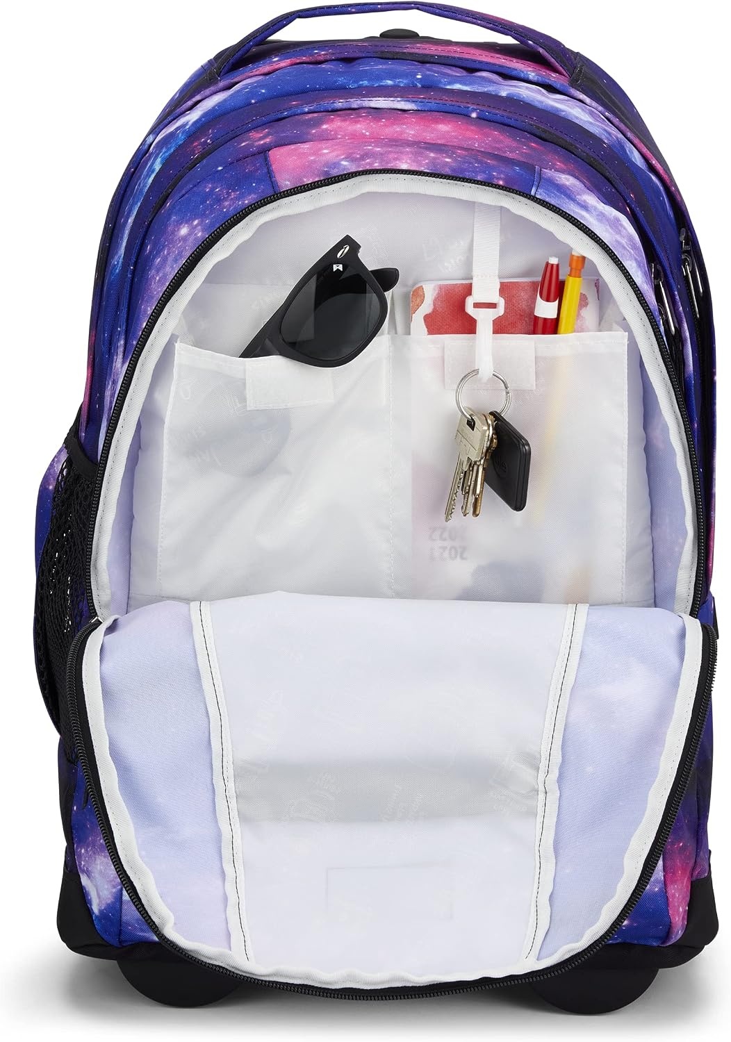 image:imageJanSport Driver 8 Rolling Backpack Wheeled Travel Bag with 15Inch Laptop Sleeve One Size NavySpace Dust