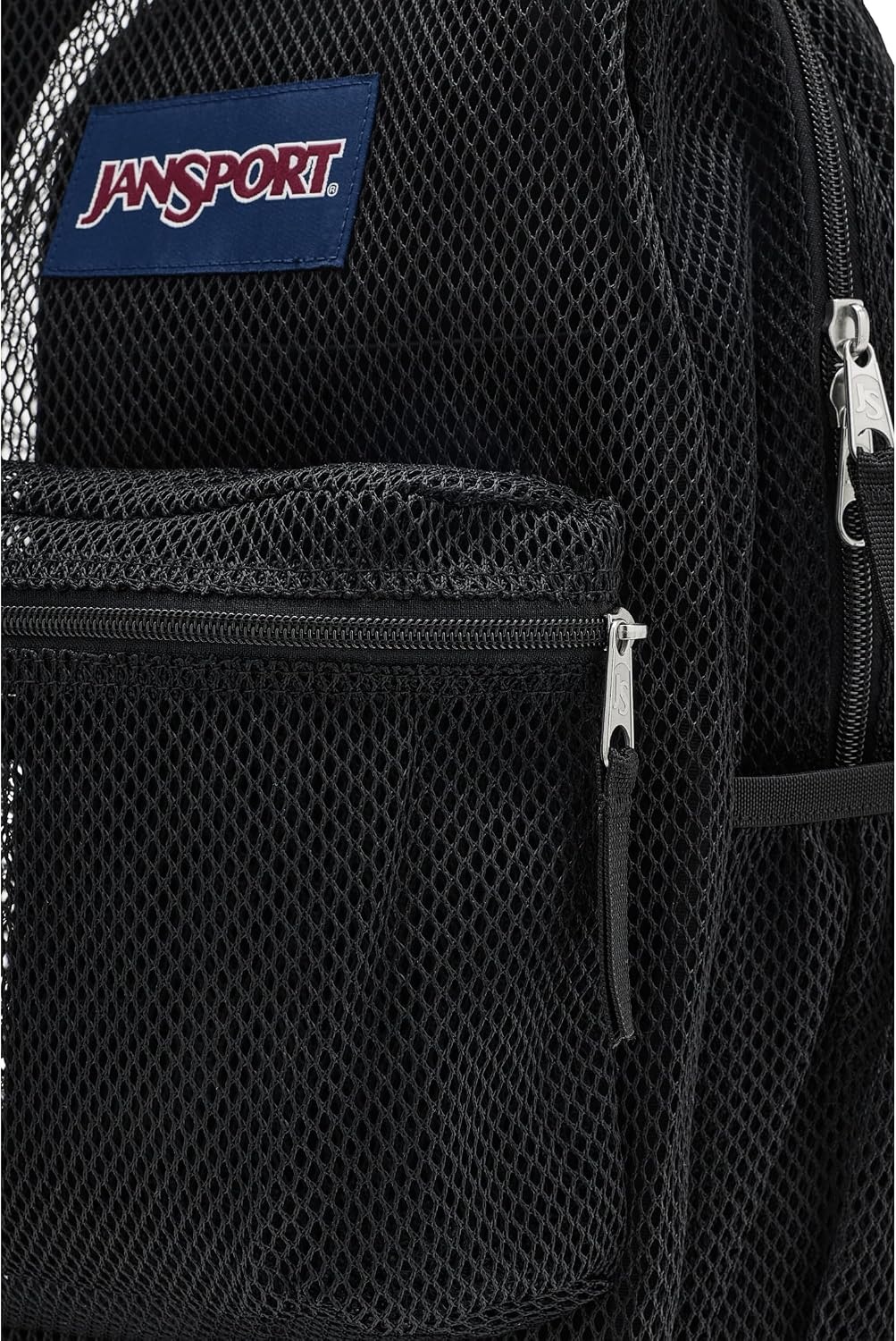 image:imageJanSport Eco Mesh Backpack Red Tape 17 x 125 x 6 Large SemiTransparent Bag for Adults with Laptop Sleeve Padded Back Panel Red TapeBlack