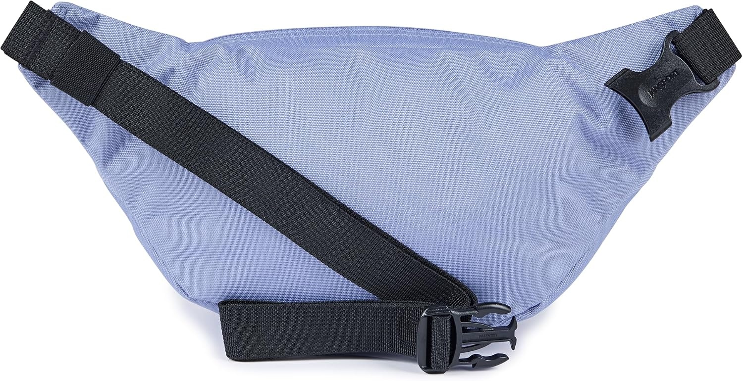 image:imageJanSport Fifth Avenue Fanny Pack Crossbody Bags for Women Men Stylish Durable Waist Bag with Adjustable Belt Main Zippered Pocket Quick Stash Pocket Travel Essentials BlackLavender Ash