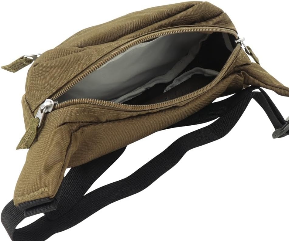 image:imageJanSport Fifth Avenue Fanny Pack Crossbody Bags for Women Men Stylish Durable Waist Bag with Adjustable Belt Main Zippered Pocket Quick Stash Pocket Travel Essentials BlackArmy Green
