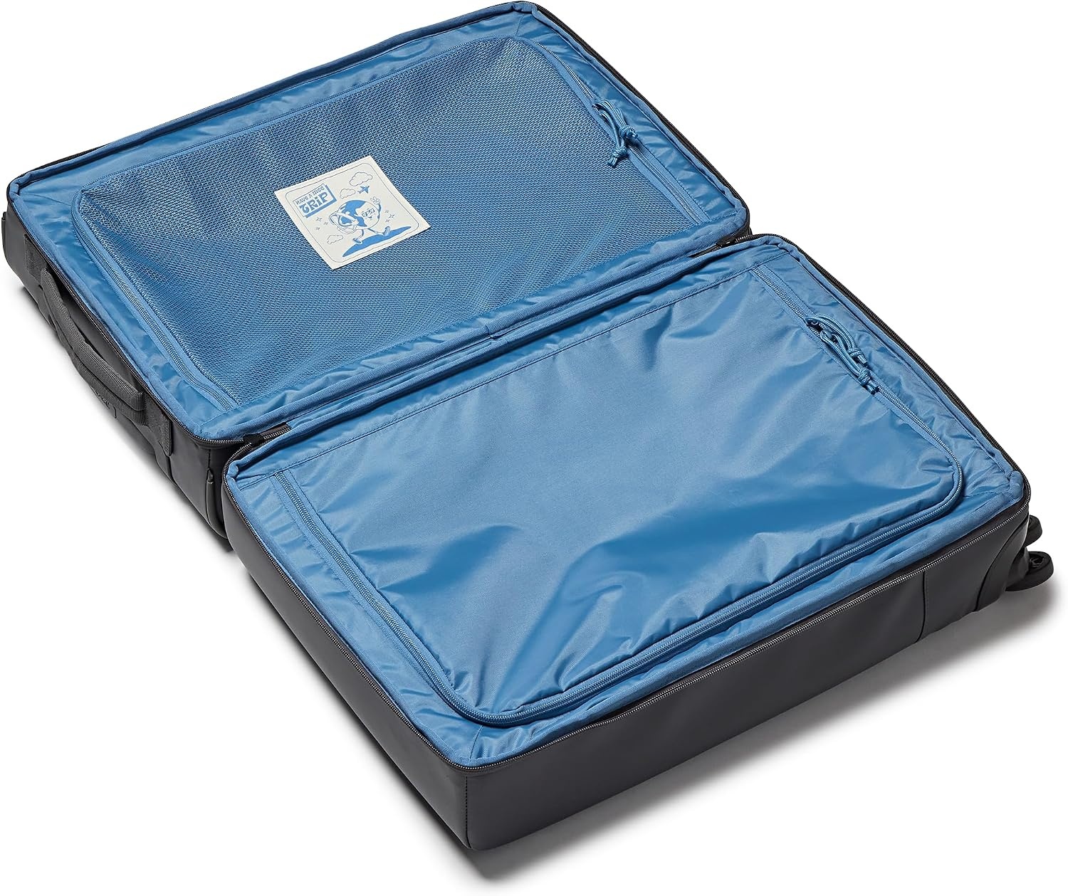 image:imageJanSport Good Latitude Carry On Spinner Suitcase 42L Water Resistant Travel Luggage with 16 Inch Laptop Sleeve Durable Lightweight Rolling Hardside Softside Carryon Bag Elemental BlueSmokey Grit