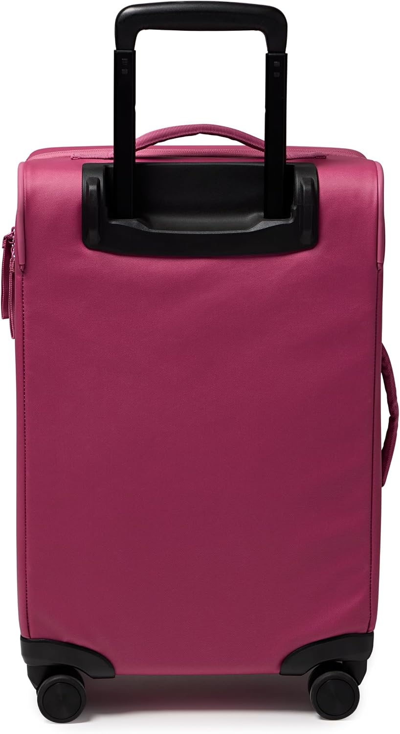 image:imageJanSport Good Latitude Carry On Spinner Suitcase 42L Water Resistant Travel Luggage with 16 Inch Laptop Sleeve Durable Lightweight Rolling Hardside Softside Carryon Bag Elemental BlueMauve Haze