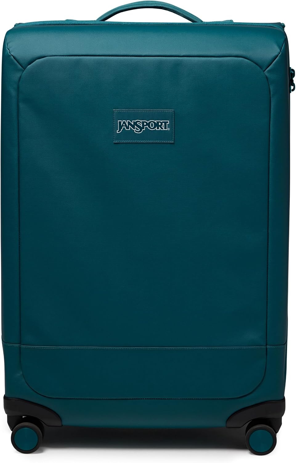image:imageJanSport Good Latitude Carry On Spinner Suitcase 42L Water Resistant Travel Luggage with 16 Inch Laptop Sleeve Durable Lightweight Rolling Hardside Softside Carryon Bag Elemental BlueEmerald Pool