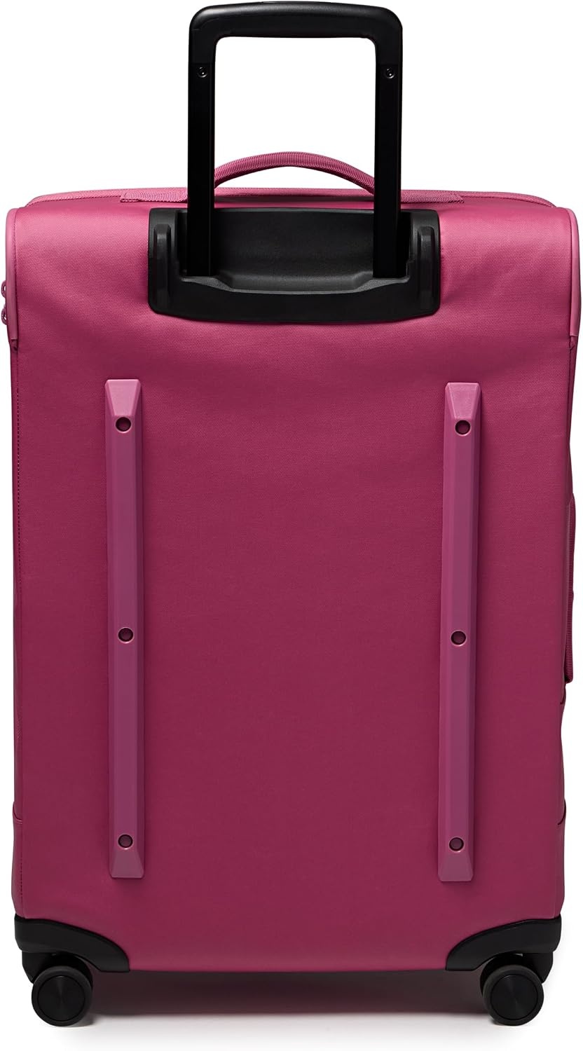 image:imageJanSport Good Latitude Carry On Spinner Suitcase 42L Water Resistant Travel Luggage with 16 Inch Laptop Sleeve Durable Lightweight Rolling Hardside Softside Carryon Bag Elemental BlueMauve Haze