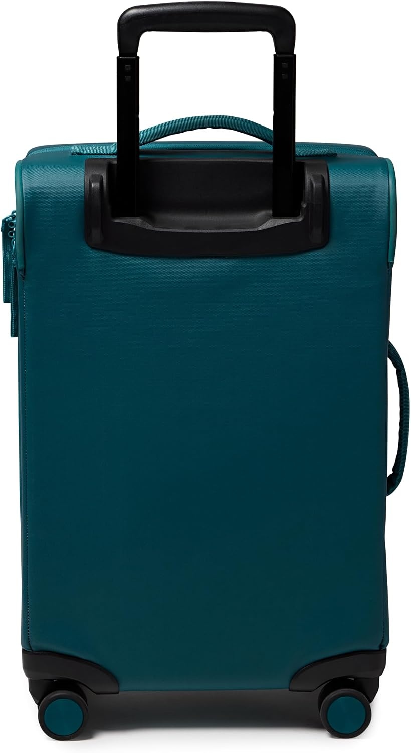 image:imageJanSport Good Latitude Carry On Spinner Suitcase 42L Water Resistant Travel Luggage with 16 Inch Laptop Sleeve Durable Lightweight Rolling Hardside Softside Carryon Bag Elemental BlueEmerald Pool
