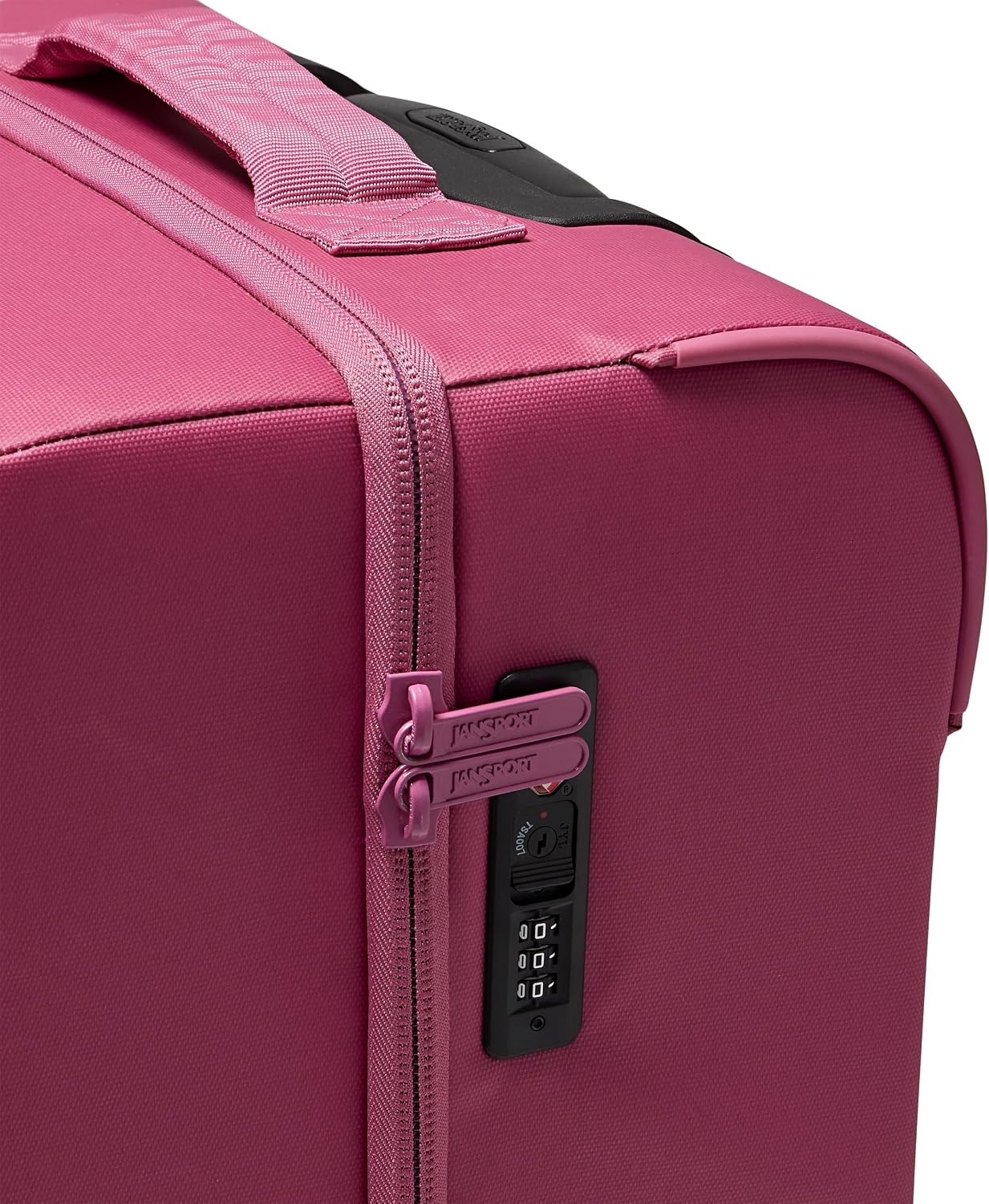 image:imageJanSport Good Latitude Carry On Spinner Suitcase 42L Water Resistant Travel Luggage with 16 Inch Laptop Sleeve Durable Lightweight Rolling Hardside Softside Carryon Bag Elemental BlueMauve Haze