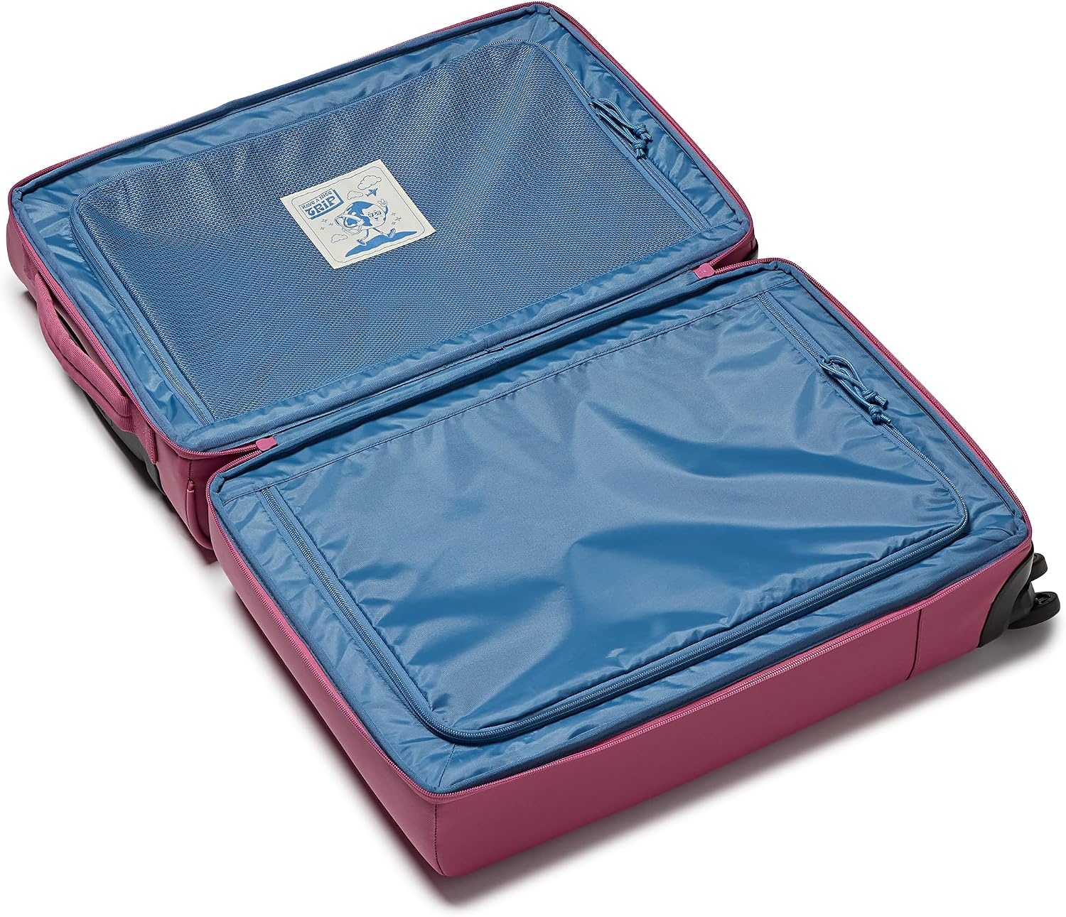 image:imageJanSport Good Latitude Carry On Spinner Suitcase 42L Water Resistant Travel Luggage with 16 Inch Laptop Sleeve Durable Lightweight Rolling Hardside Softside Carryon Bag Elemental BlueMauve Haze