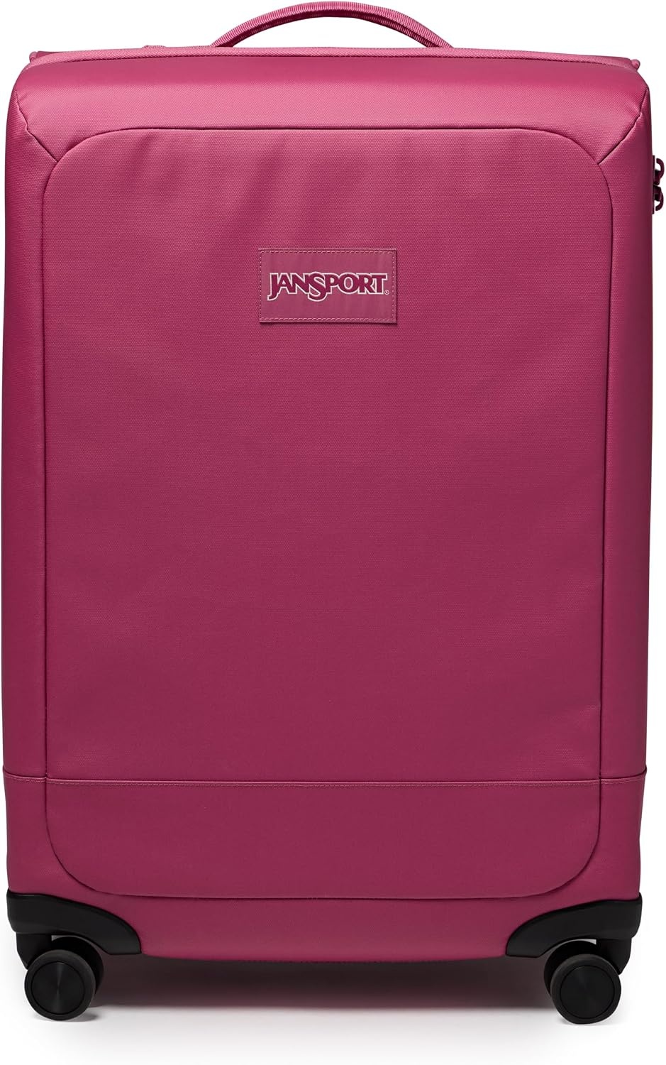 image:imageJanSport Good Latitude Carry On Spinner Suitcase 42L Water Resistant Travel Luggage with 16 Inch Laptop Sleeve Durable Lightweight Rolling Hardside Softside Carryon Bag Elemental BlueMauve Haze
