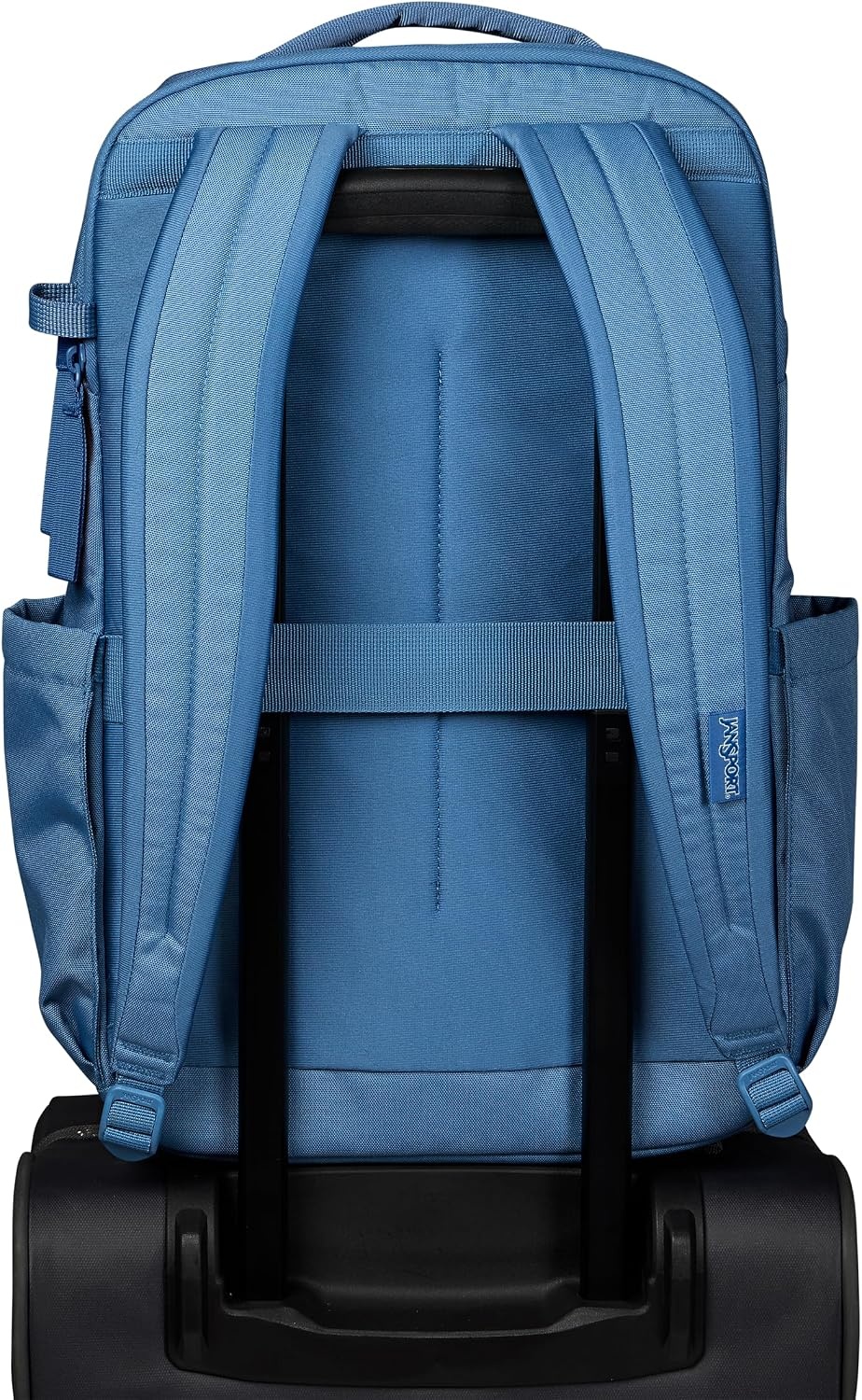image:imageJanSport Good Latitude Travel Pack 30L WaterResistant Carry On Backpack 16 Inch Padded Laptop Sleeve amp Luggage Strap Weekender Bag Smokey GritElemental Blue