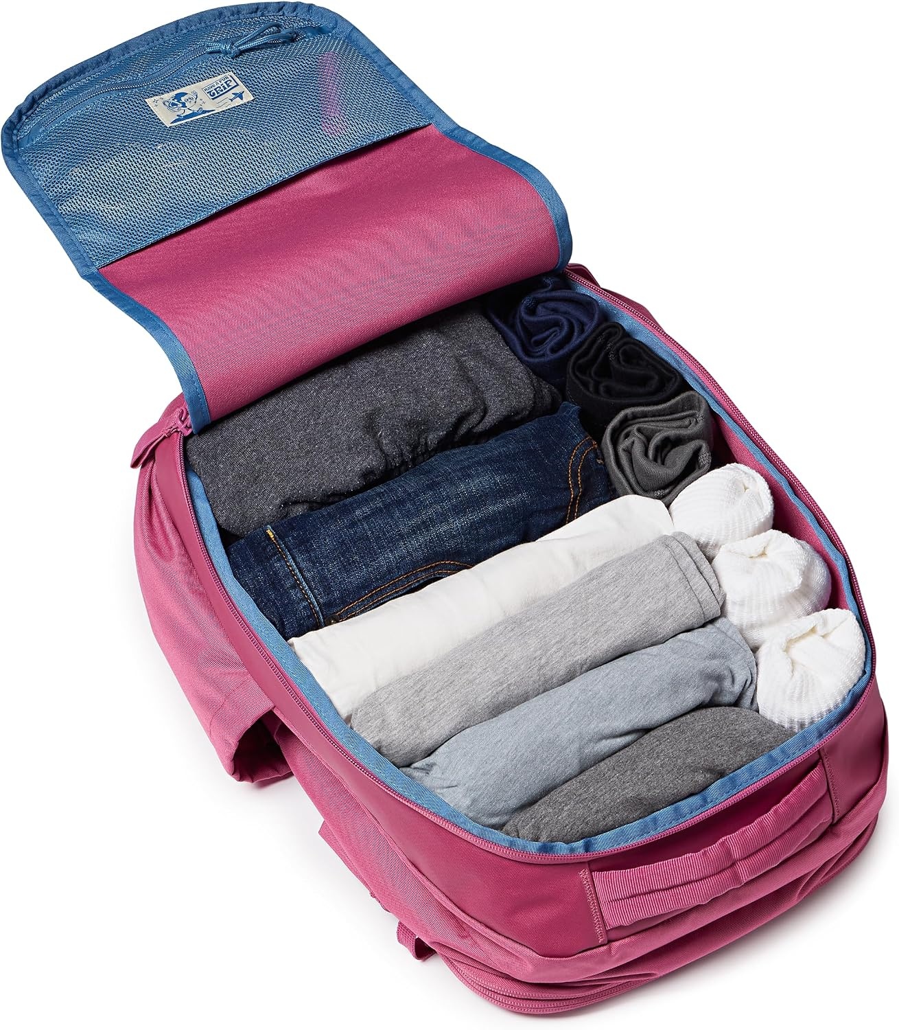 image:imageJanSport Good Latitude Travel Pack 30L WaterResistant Carry On Backpack 16 Inch Padded Laptop Sleeve amp Luggage Strap Weekender Bag Smokey GritMauve Haze