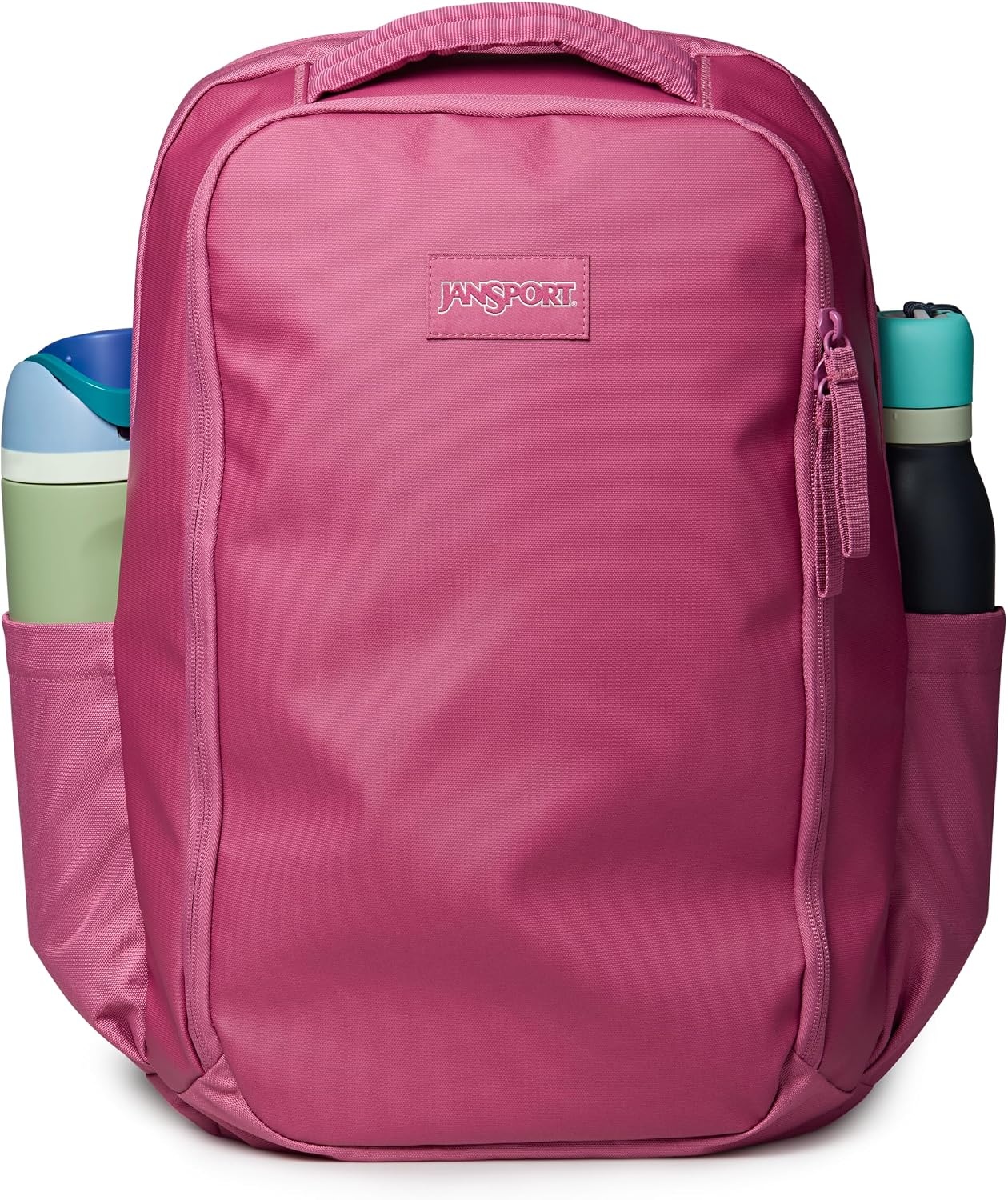image:imageJanSport Good Latitude Travel Pack 30L WaterResistant Carry On Backpack 16 Inch Padded Laptop Sleeve amp Luggage Strap Weekender Bag Smokey GritMauve Haze