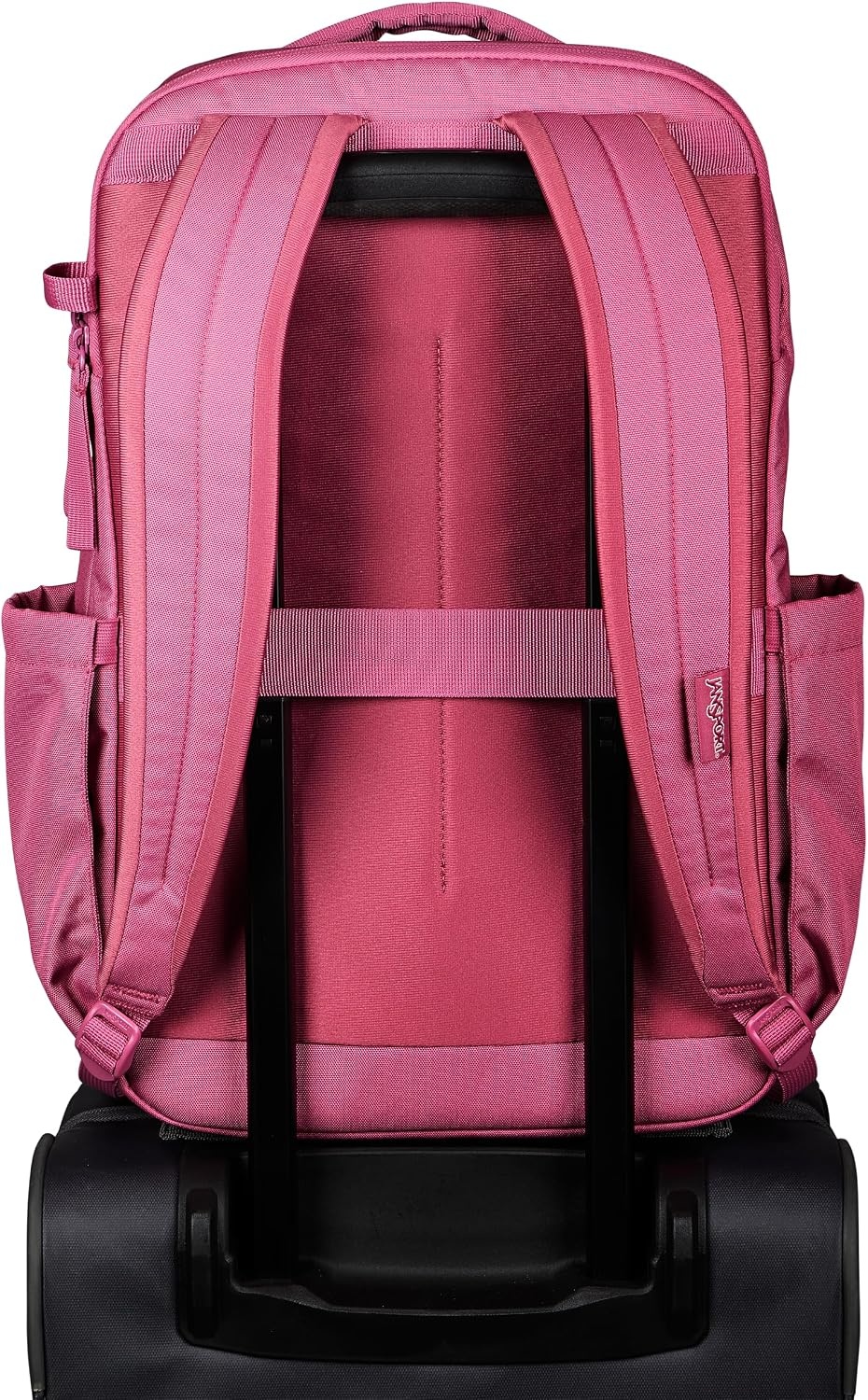 image:imageJanSport Good Latitude Travel Pack 30L WaterResistant Carry On Backpack 16 Inch Padded Laptop Sleeve amp Luggage Strap Weekender Bag Smokey GritMauve Haze