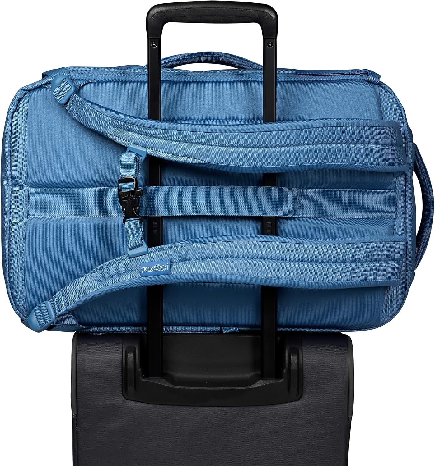 image:imageJanSport Good Latitude Travel Pack 40L Large Carry On Backpack AntiTheft Zippers amp 16 Inch Laptop Sleeve Weekender Bag for Travel Smokey GritElemental Blue