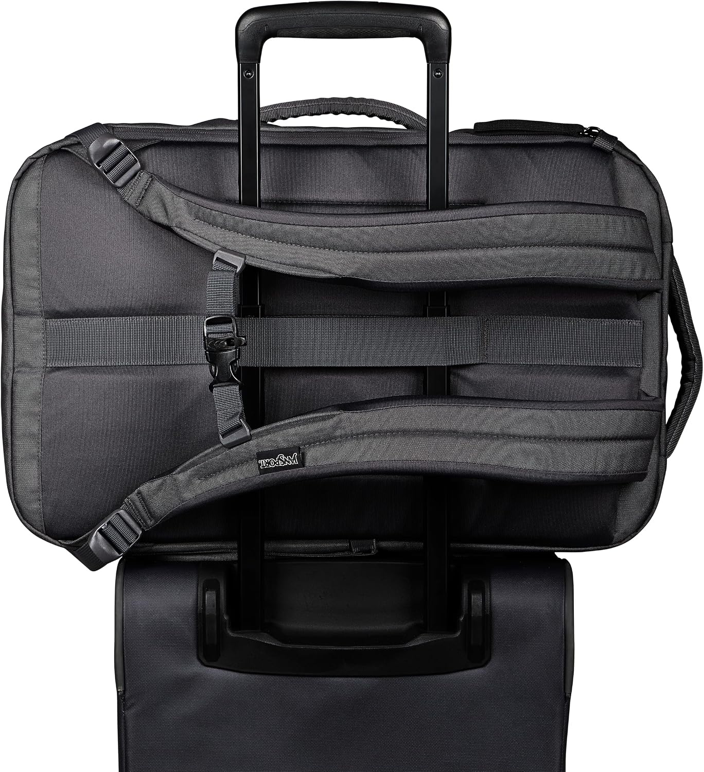 image:imageJanSport Good Latitude Travel Pack 40L Large Carry On Backpack AntiTheft Zippers amp 16 Inch Laptop Sleeve Weekender Bag for Travel Smokey GritSmokey Grit