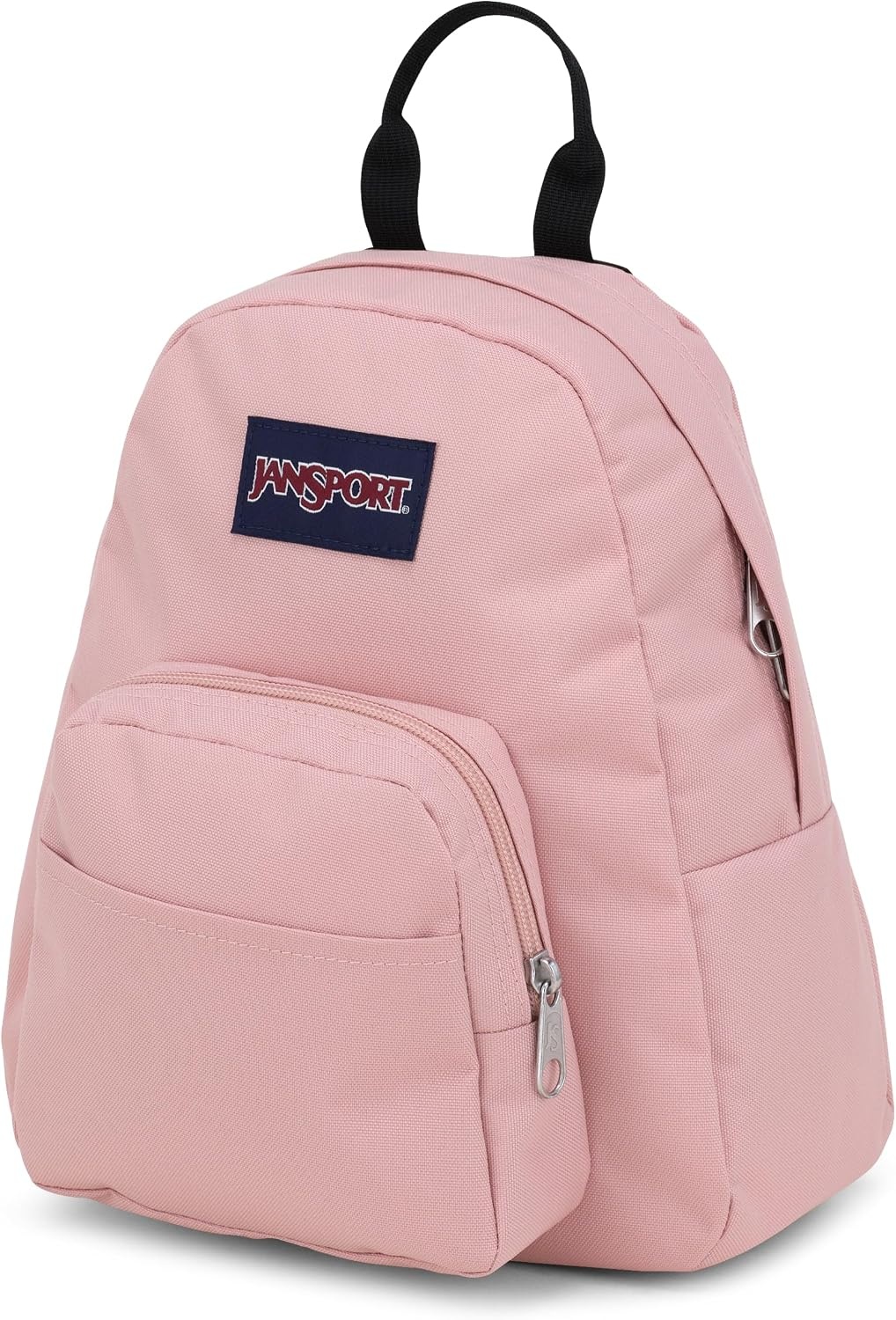 image:imageJanSport Half Pint Mini Backpack 102 L Durable Mini Bag Purse with Adjustable Shoulder Straps Single Main Compartment Zippered Stash Pocket BlackMisty Rose