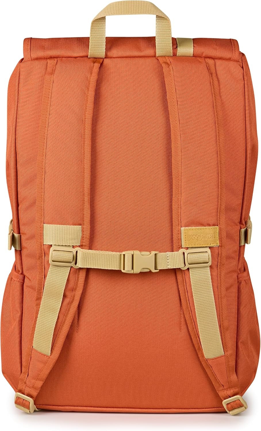 image:imageJanSport Hatchet Backpack 15inch Padded Laptop Compartment Dual Water Bottle Pockets Side Compression Straps BlackDune Red