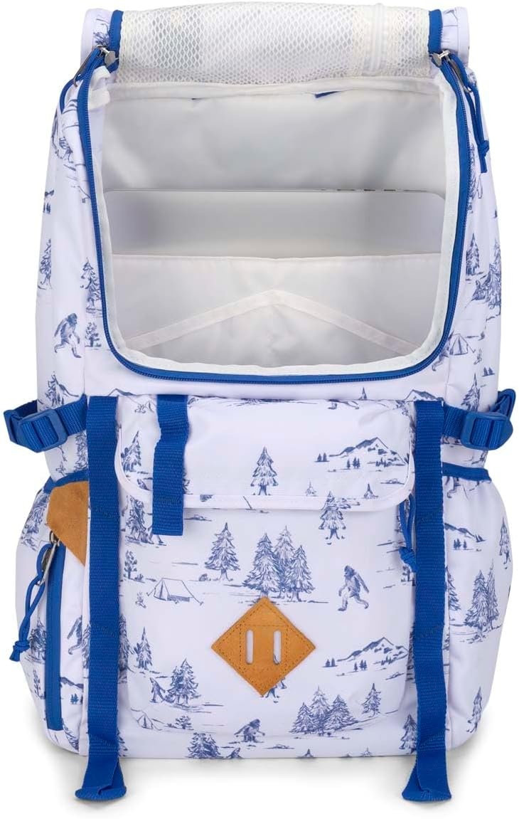 image:imageJanSport Hatchet Backpack 15inch Padded Laptop Compartment Dual Water Bottle Pockets Side Compression Straps BlackLost Sasquatch
