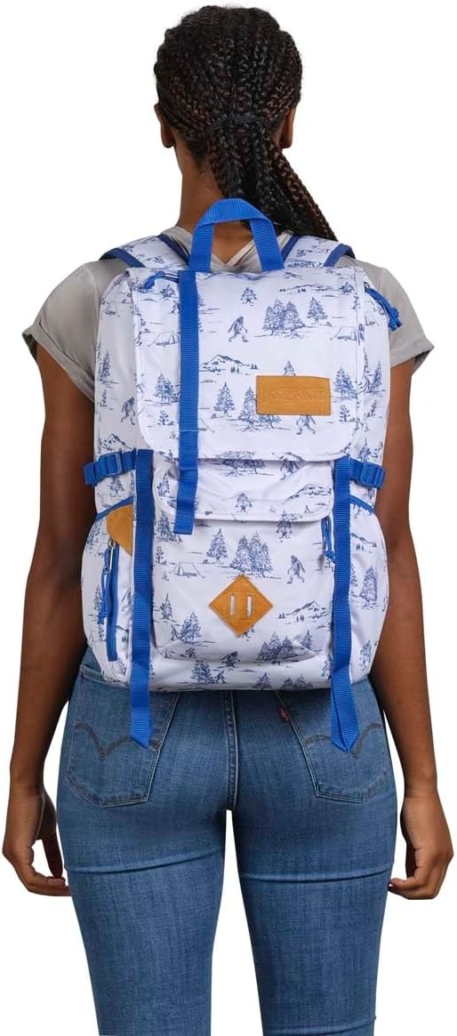 image:imageJanSport Hatchet Backpack 15inch Padded Laptop Compartment Dual Water Bottle Pockets Side Compression Straps BlackLost Sasquatch