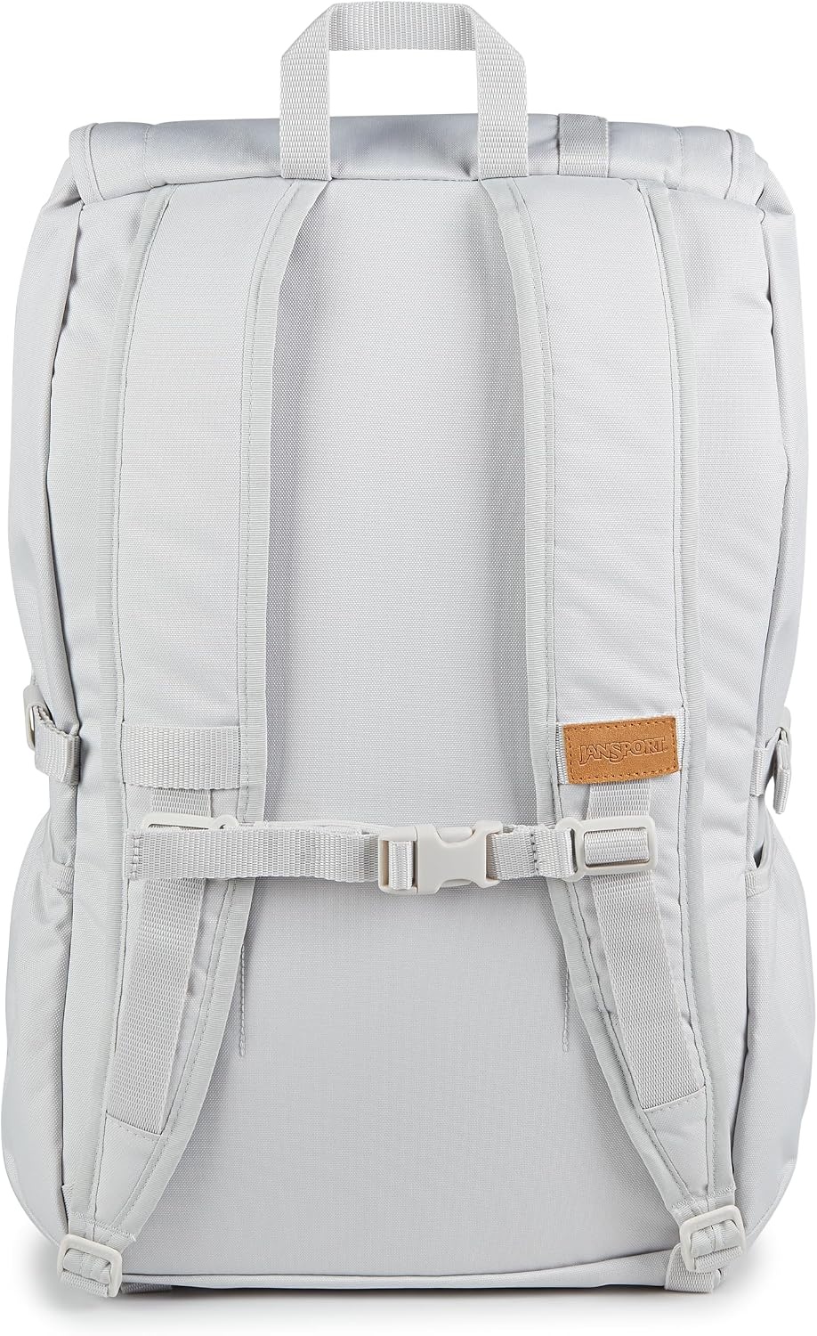 image:imageJanSport Hatchet Backpack 15inch Padded Laptop Compartment Dual Water Bottle Pockets Side Compression Straps BlackOyster Mushroom