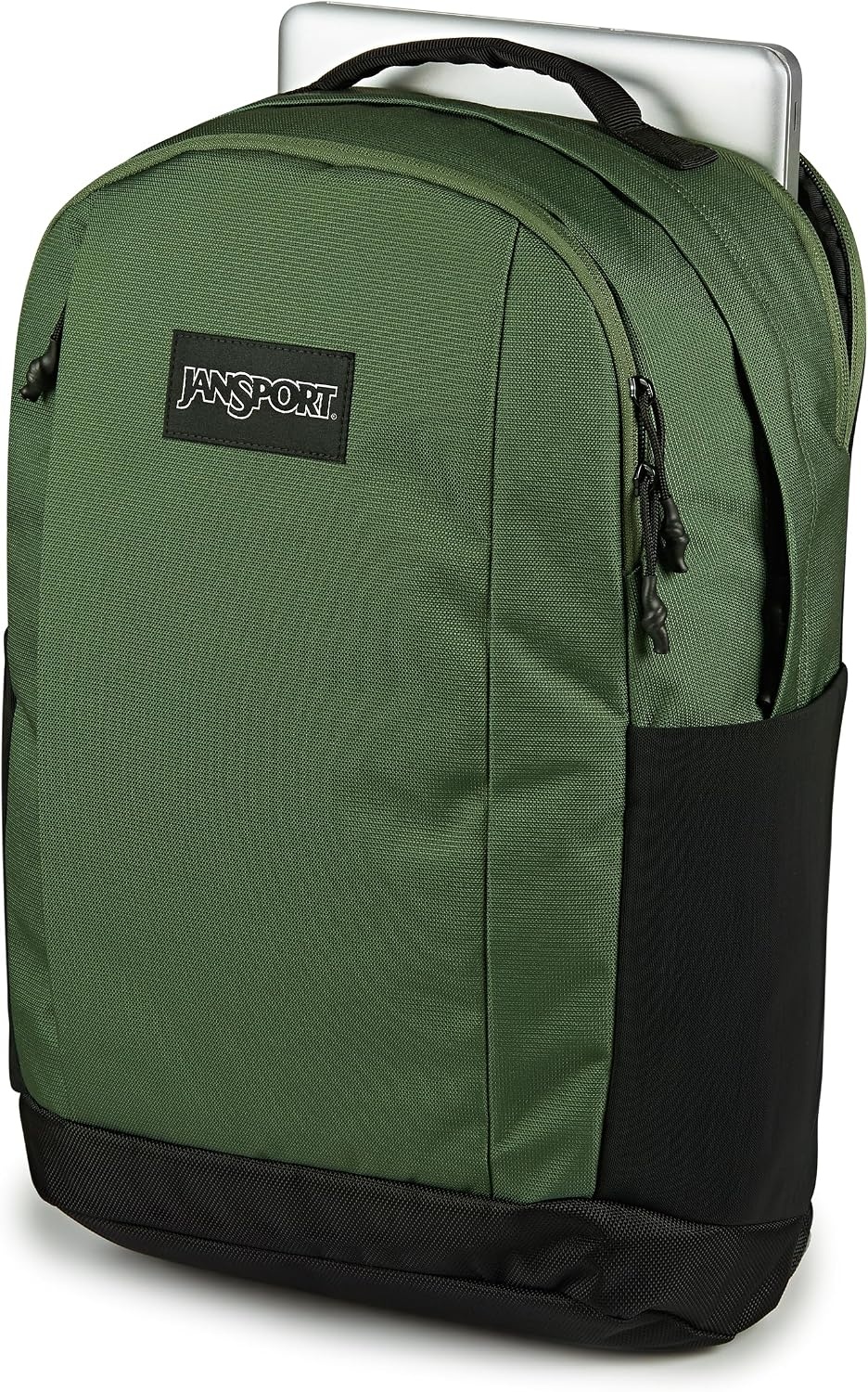 image:imageJanSport Inbound Pack Large Main Compartment Dual Water Bottle Pockets and Dedicated 15Inch Padded Laptop Pocket Cargo GreenCargo Green