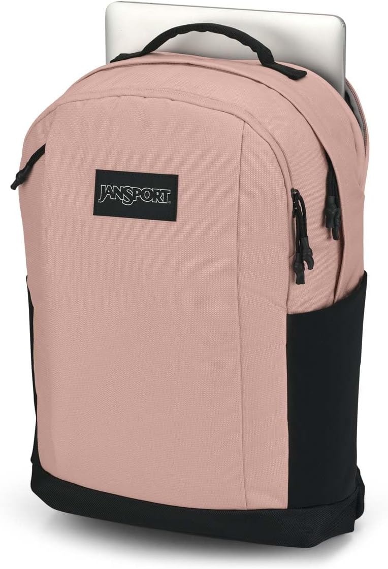 image:imageJanSport Inbound Pack Large Main Compartment Dual Water Bottle Pockets and Dedicated 15Inch Padded Laptop Pocket Cargo GreenMisty Rose